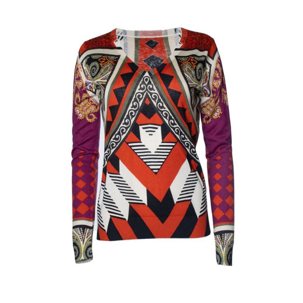 Etro, multi cashmere sweater